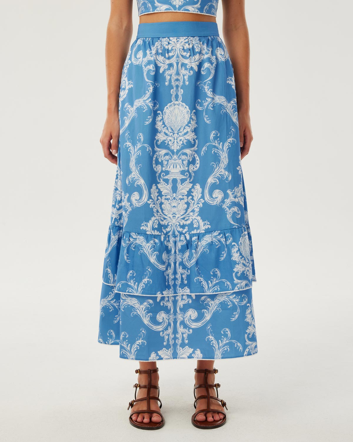 Paulina Cotton Skirt - Barocco
