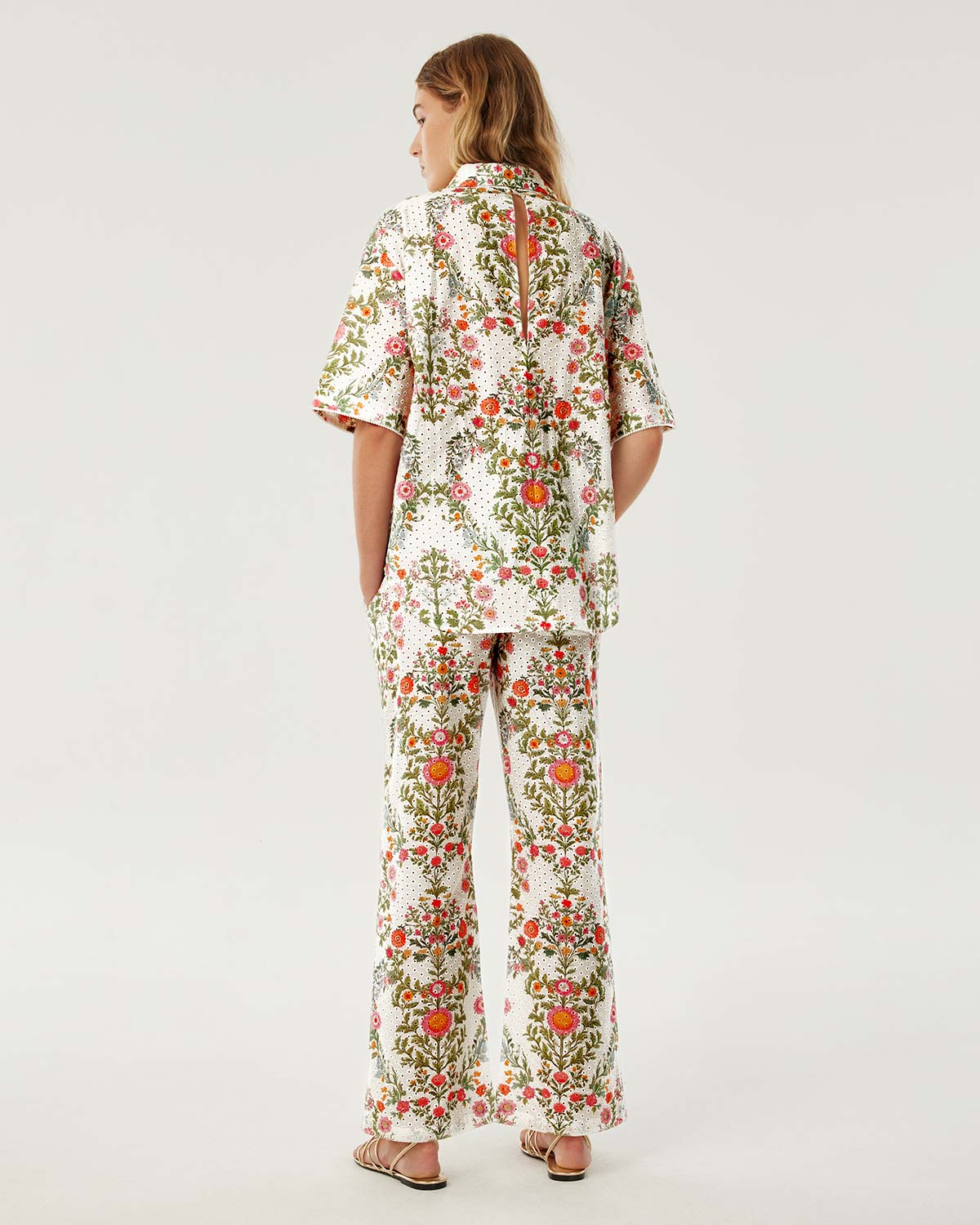 Joshua Broderie Anglaise Trouser - Botanic Eden