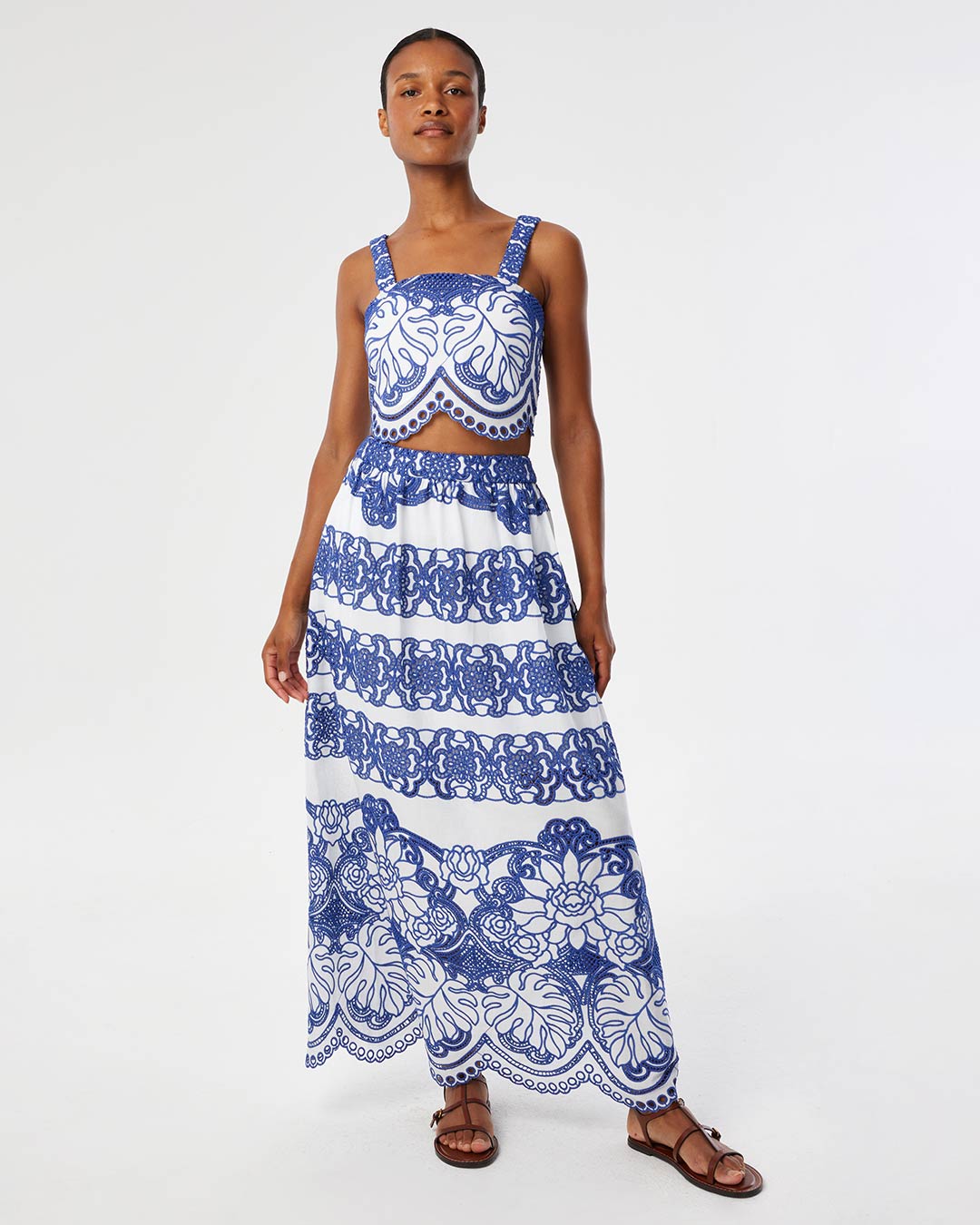 Belan Skirt Lace - Blue