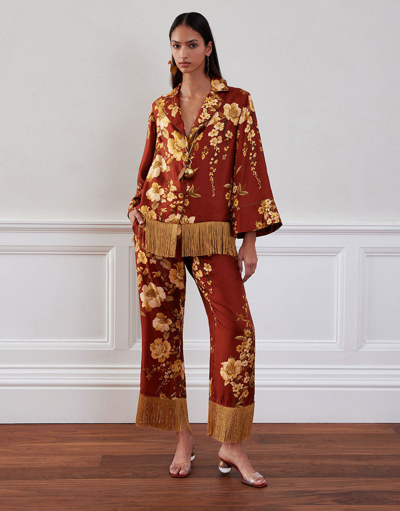 Haven Twill Trouser - Cherry Blossom Brown media 1