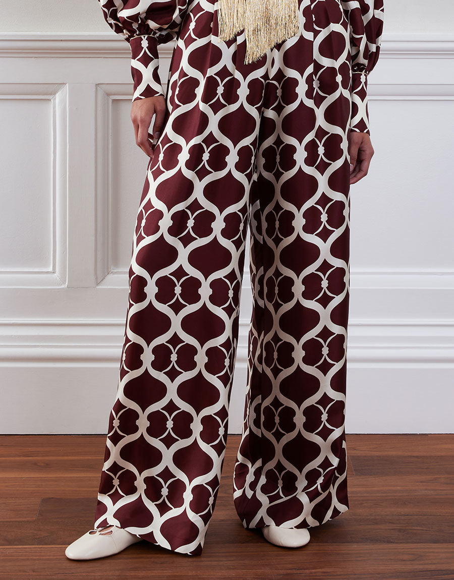Melia Twill Trouser - Loop Brown media 2