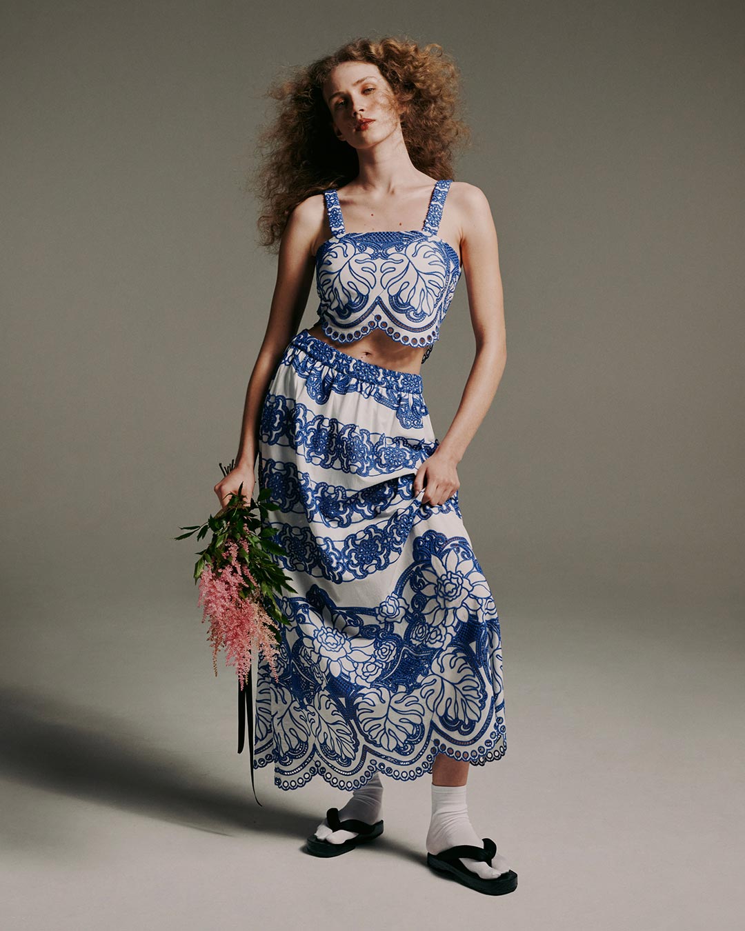 Belan Skirt Lace - Blue media 6
