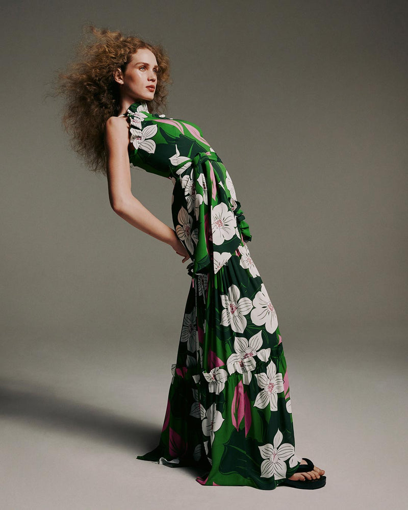Tatiana Crepe Maxi Dress - Obscura media 5